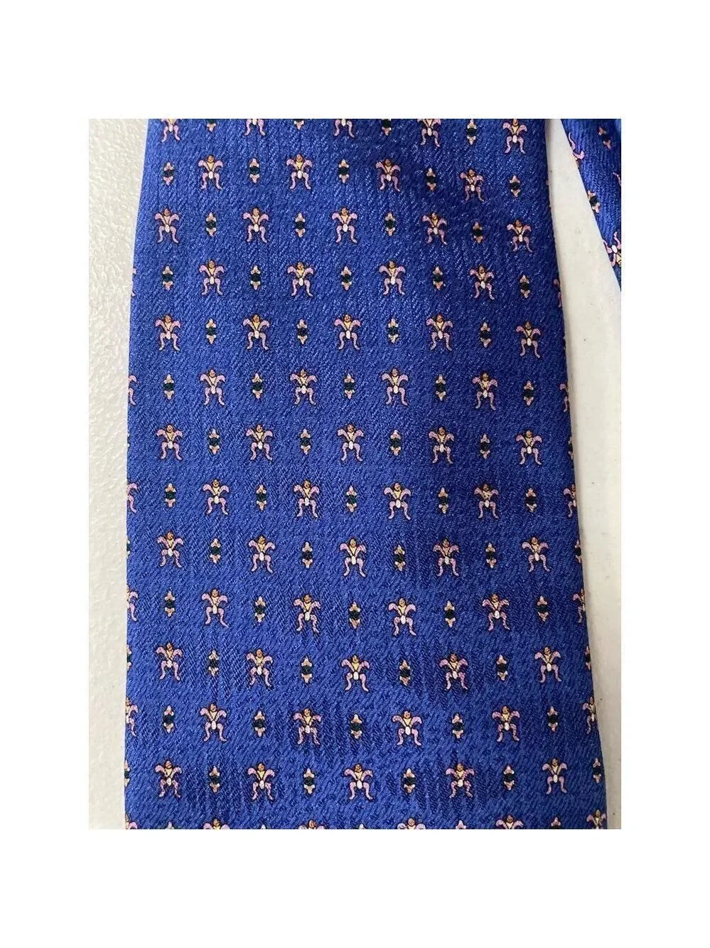 Daniel De Fasson Blue Silk Bodybuilder Necktie